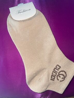 Beige Fashion Lux Socks